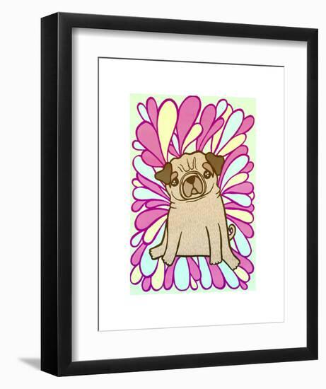 Pug-My Zoetrope-Framed Art Print