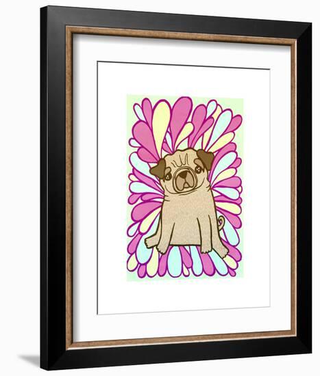 Pug-My Zoetrope-Framed Art Print