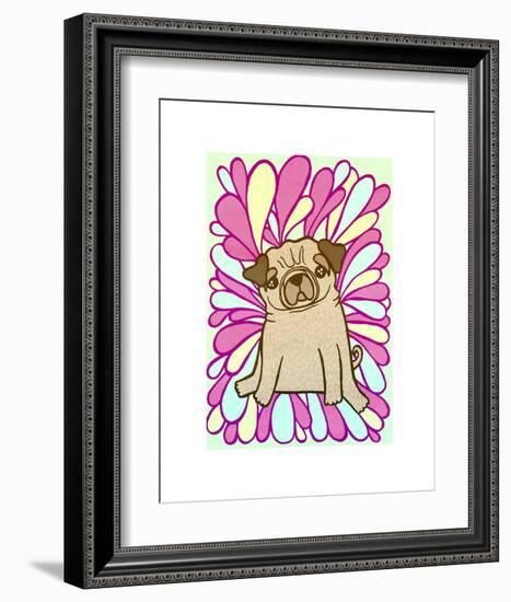 Pug-My Zoetrope-Framed Art Print