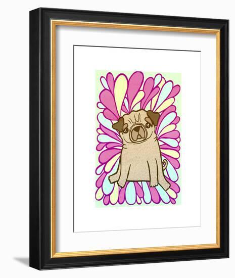 Pug-My Zoetrope-Framed Art Print