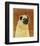 Pug-John W^ Golden-Framed Art Print