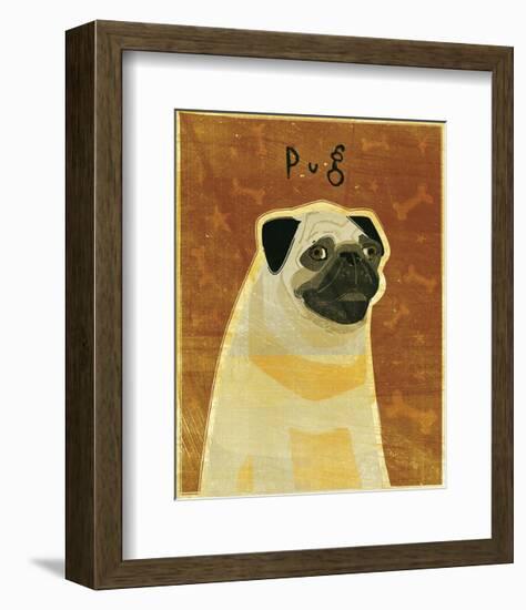 Pug-John W^ Golden-Framed Art Print