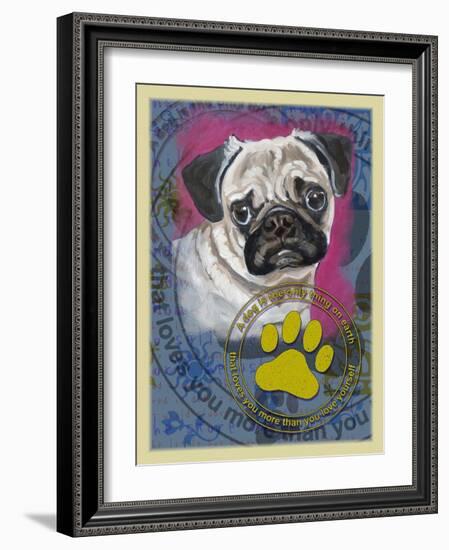 Pug-Cathy Cute-Framed Giclee Print