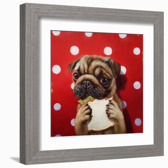 Pugalicious-Lucia Heffernan-Framed Art Print