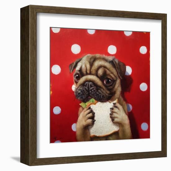 Pugalicious-Lucia Heffernan-Framed Art Print