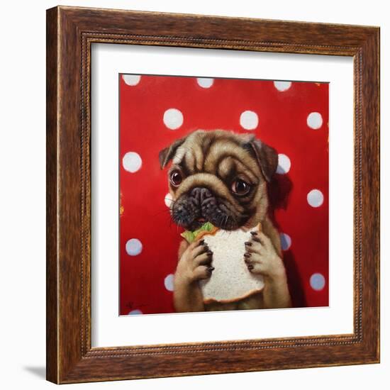 Pugalicious-Lucia Heffernan-Framed Art Print