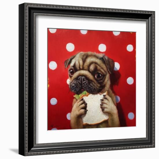 Pugalicious-Lucia Heffernan-Framed Art Print