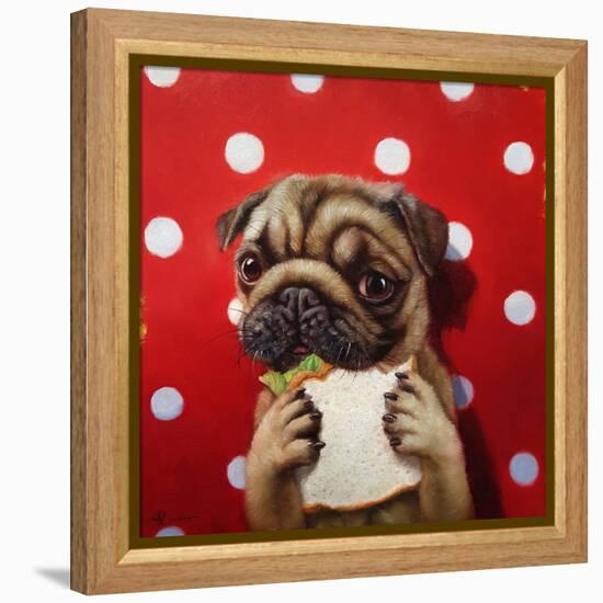 Pugalicious-Lucia Heffernan-Framed Stretched Canvas