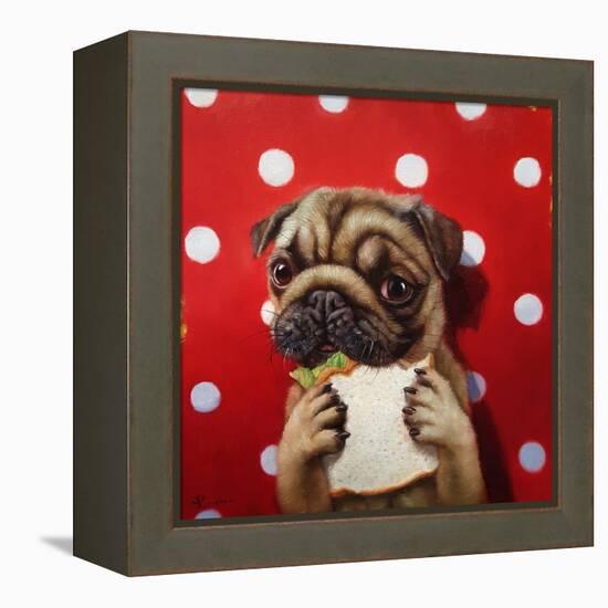 Pugalicious-Lucia Heffernan-Framed Stretched Canvas