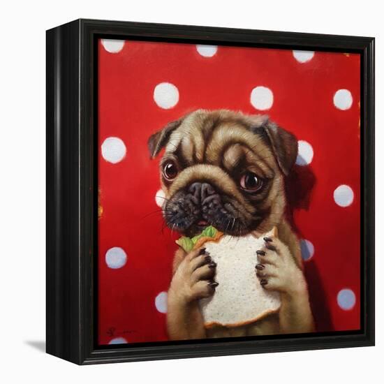 Pugalicious-Lucia Heffernan-Framed Stretched Canvas