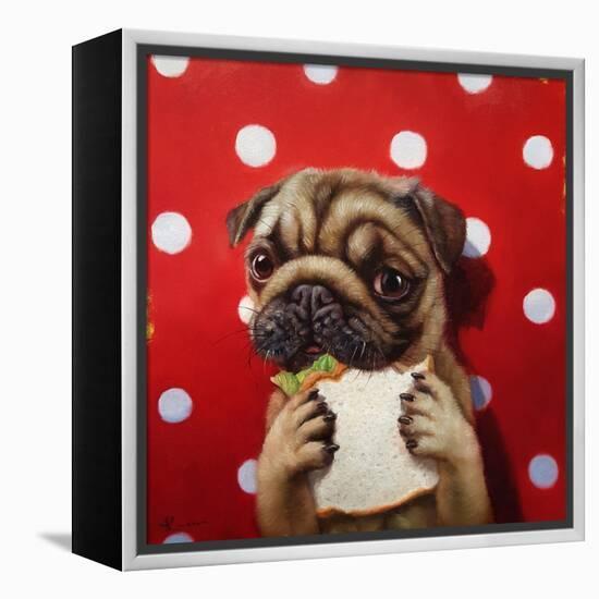 Pugalicious-Lucia Heffernan-Framed Stretched Canvas