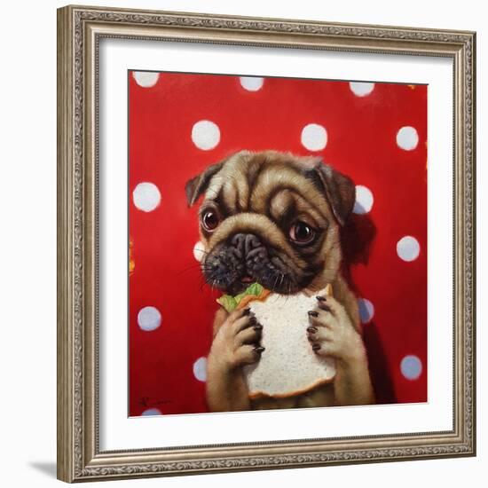 Pugalicious-Lucia Heffernan-Framed Art Print