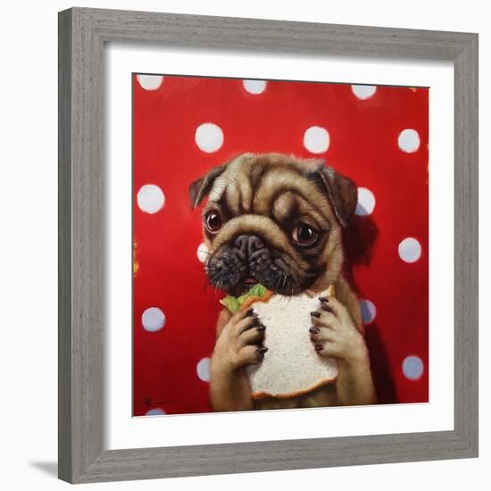 Pugalicious-Lucia Heffernan-Framed Art Print