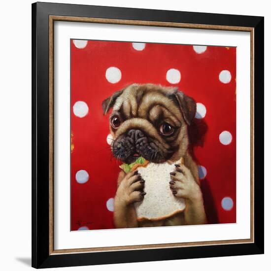 Pugalicious-Lucia Heffernan-Framed Art Print