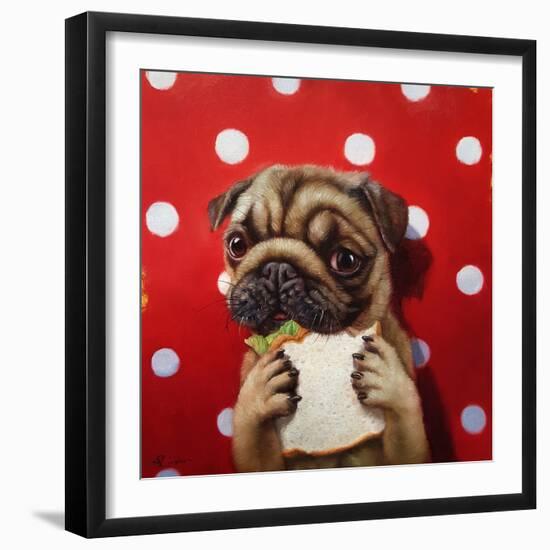 Pugalicious-Lucia Heffernan-Framed Art Print