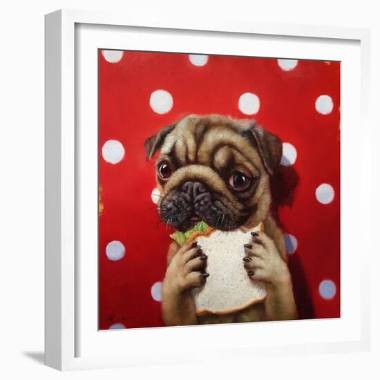 Pugalicious-Lucia Heffernan-Framed Art Print