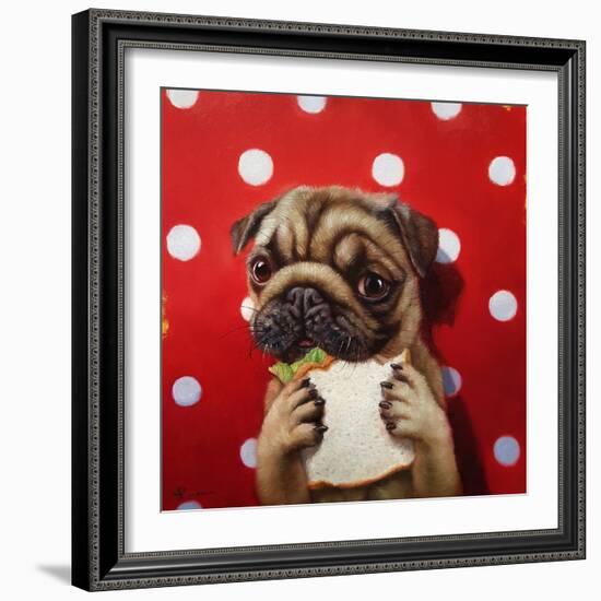 Pugalicious-Lucia Heffernan-Framed Art Print