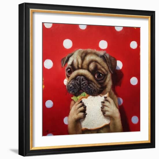 Pugalicious-Lucia Heffernan-Framed Art Print