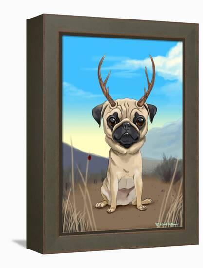 Pugalope-Brian Rubenacker-Framed Stretched Canvas