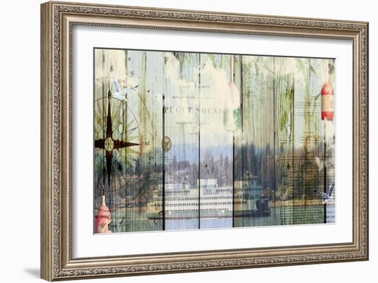 Puget Sound-Sandy Lloyd-Framed Art Print