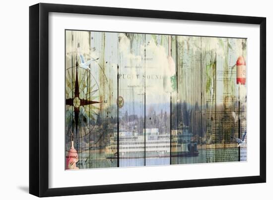 Puget Sound-Sandy Lloyd-Framed Art Print