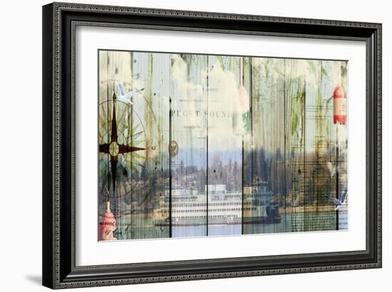 Puget Sound-Sandy Lloyd-Framed Art Print