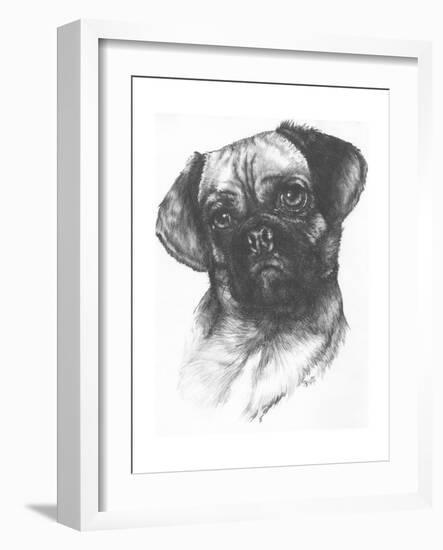 Puggle-Barbara Keith-Framed Giclee Print