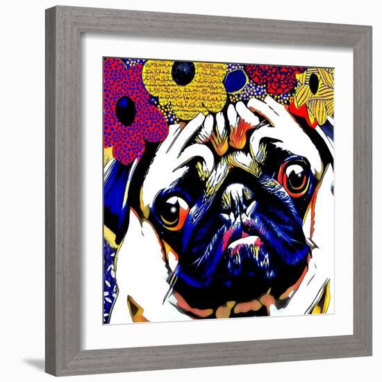 Puggles-Ruth Day-Framed Giclee Print