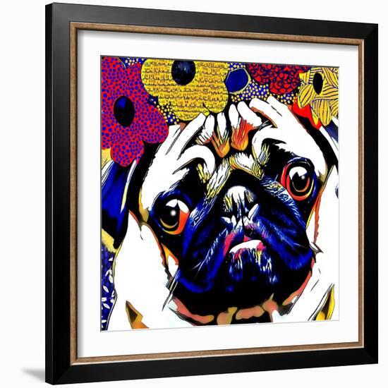 Puggles-Ruth Day-Framed Giclee Print