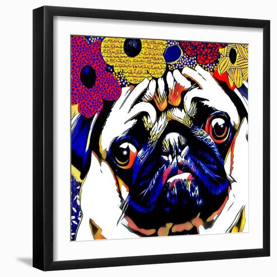 Puggles-Ruth Day-Framed Giclee Print