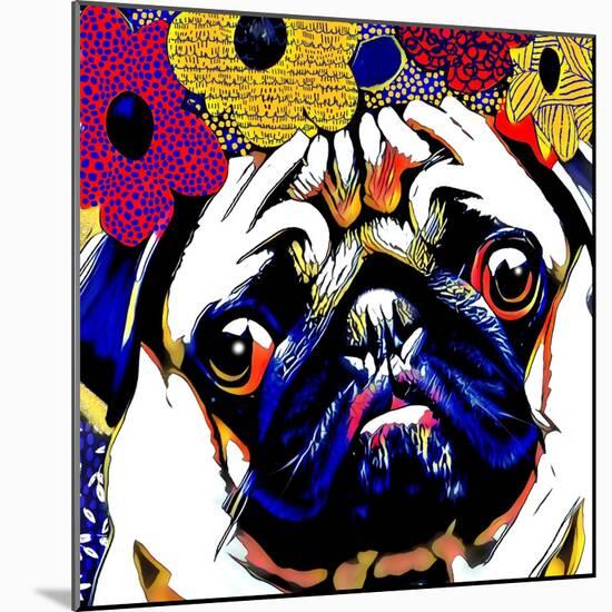 Puggles-Ruth Day-Mounted Giclee Print