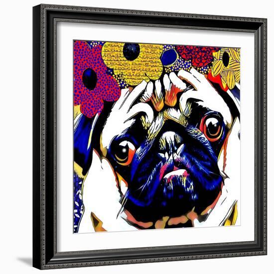 Puggles-Ruth Day-Framed Giclee Print