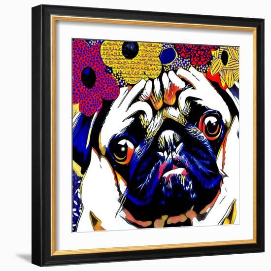 Puggles-Ruth Day-Framed Giclee Print