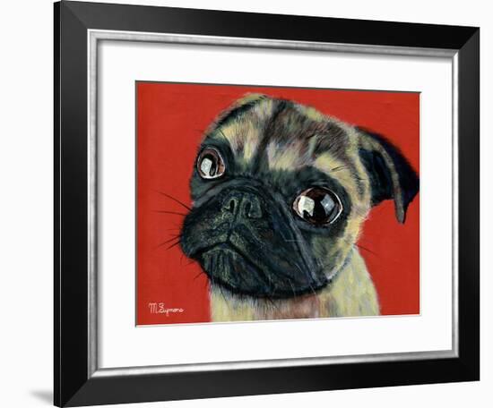 Pugly-Melissa Symons-Framed Art Print