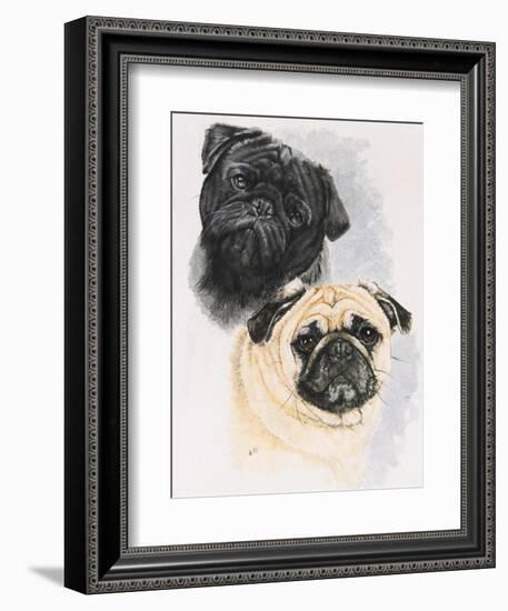 Pugs-Barbara Keith-Framed Giclee Print