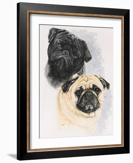 Pugs-Barbara Keith-Framed Giclee Print