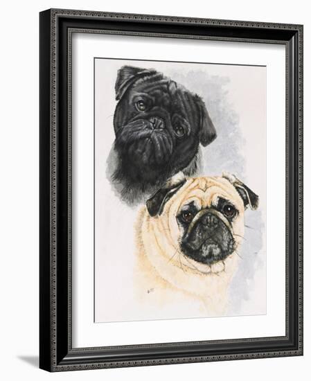 Pugs-Barbara Keith-Framed Giclee Print