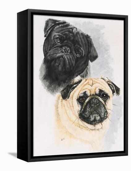 Pugs-Barbara Keith-Framed Premier Image Canvas