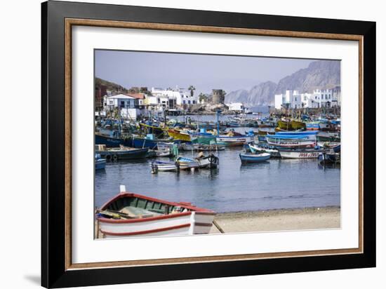 Pukusana (Pucusana) fishing village, Peru, South America-Peter Groenendijk-Framed Photographic Print