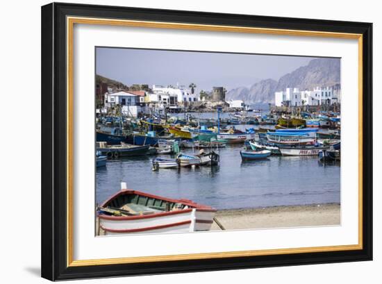 Pukusana (Pucusana) fishing village, Peru, South America-Peter Groenendijk-Framed Photographic Print