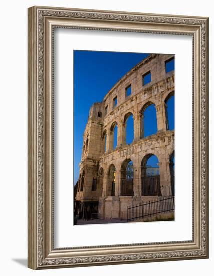 Pula Arena, Roman Amphitheater, constructed between 27 BC and 68 AD, Pula, Croatia, Europe-Richard Maschmeyer-Framed Photographic Print