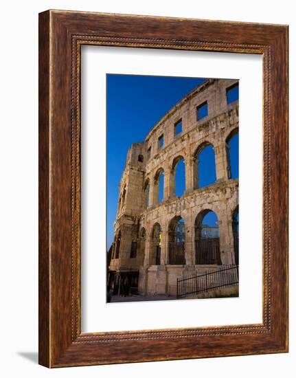 Pula Arena, Roman Amphitheater, constructed between 27 BC and 68 AD, Pula, Croatia, Europe-Richard Maschmeyer-Framed Photographic Print