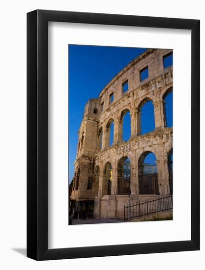 Pula Arena, Roman Amphitheater, constructed between 27 BC and 68 AD, Pula, Croatia, Europe-Richard Maschmeyer-Framed Photographic Print