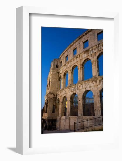 Pula Arena, Roman Amphitheater, constructed between 27 BC and 68 AD, Pula, Croatia, Europe-Richard Maschmeyer-Framed Photographic Print