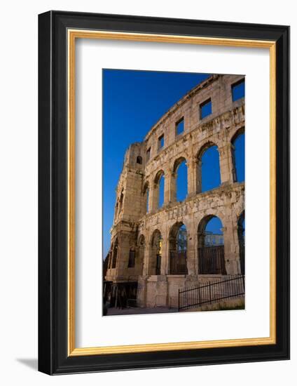 Pula Arena, Roman Amphitheater, constructed between 27 BC and 68 AD, Pula, Croatia, Europe-Richard Maschmeyer-Framed Photographic Print