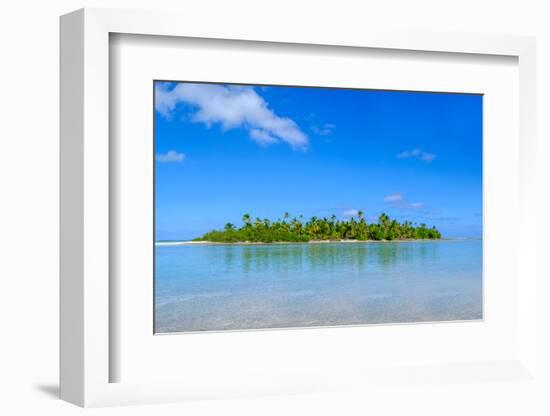 Pula Maraya Island from Scout Park Beach, Cocos (Keeling) Islands, Indian Ocean, Asia-Lynn Gail-Framed Photographic Print