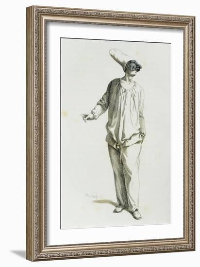 Pulcinella in 1800-Maurice Sand-Framed Giclee Print