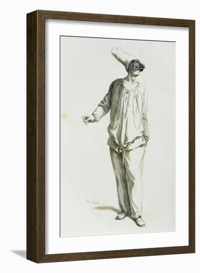 Pulcinella in 1800-Maurice Sand-Framed Giclee Print