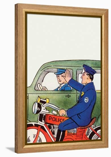 Pull Over-Julia Letheld Hahn-Framed Stretched Canvas