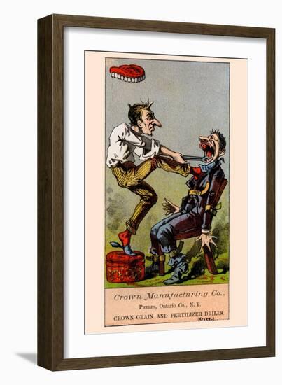 Pulling Teeth-null-Framed Art Print